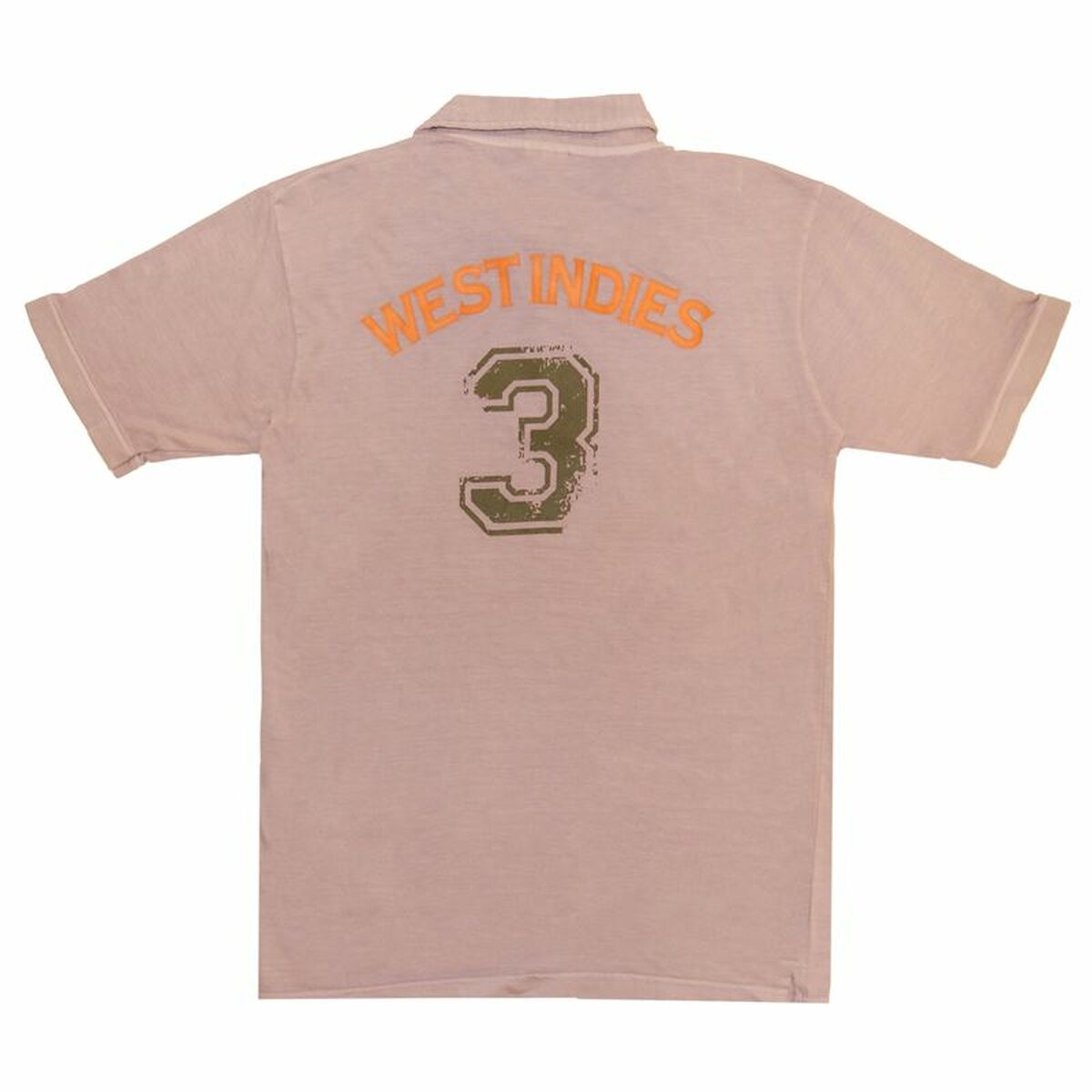 Polo de Manga Curta Homem Solido Team Cricket